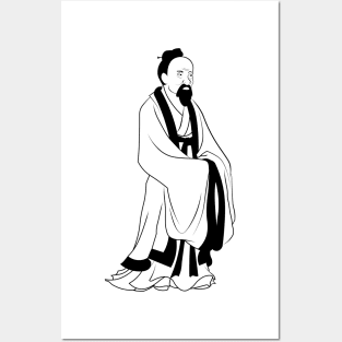 Zhuangzi / Zhuang Zhou / Chuang Tzu - The taoist sage Posters and Art